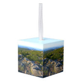 Morning atop Cadillac Mountain in Acadia Kubus Ornament (Achter hoekig)