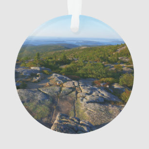 Morning atop Cadillac Mountain in Acadia Ornament