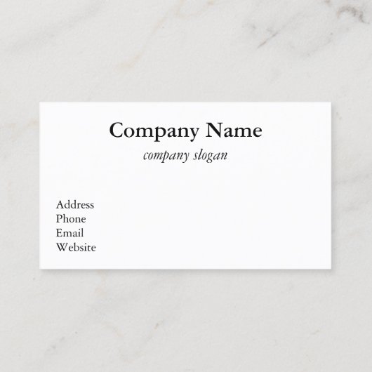 Morning Beach Cartes de visite (Dos)