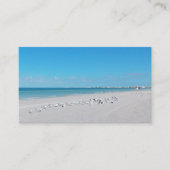 Morning Beach Cartes de visite (Devant)