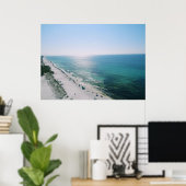 Morning Beach Uitzicht Poster (Thuiskantoor)