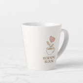 Morning Bloom | Aesthetic Floral Coffee Mug  (Angle droit)