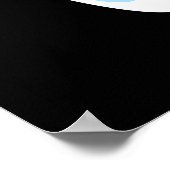 Morning Broo Funny Ghost Coffee Pun Dark BG Poster (Hoek)