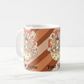 Morning Caffeine Kawaii Chibi Koala Coffee Mug (Devant gauche)