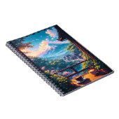 Morning Calm over Fuji Notitieboek (Rechterzijde)