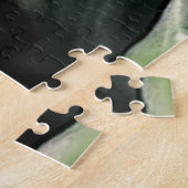 Morning Calm: White Layered Bloom in Natural Light Legpuzzel (Zijkant)