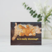 Morning ? Carte postale (Debout devant)