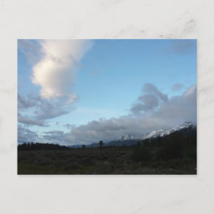 Morning Clouds in Grand Teton National Park Briefkaart