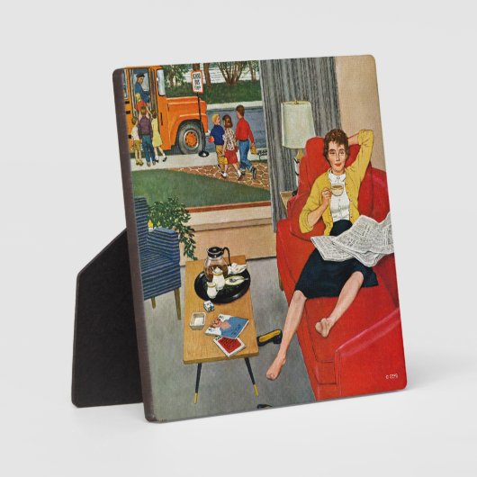 Morning Coffee Break Fotoplaat (Voorkant)