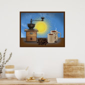 Morning Coffee poster (Keuken)