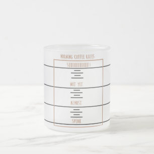 Morning Coffee Rules Matglas Koffiemok