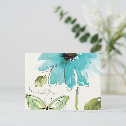 Morning Dew Briefkaart (Staand voorkant)