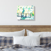 Morning Dew Canvas Wrap / Sarr Afdruk (Insitu (Slaapkamer))
