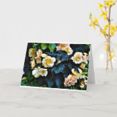 Morning Dew, carte (Fleur jaune)