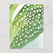 Morning Dew | De moderne botanische Waterverf Briefkaart (Voorkant)