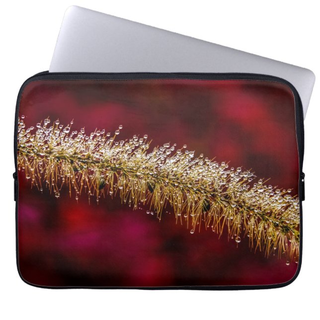 Morning Dew Laptop Sleeve (Voorkant)