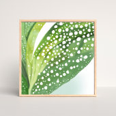 Morning Dew | Modern Botanical Watercolor Poster