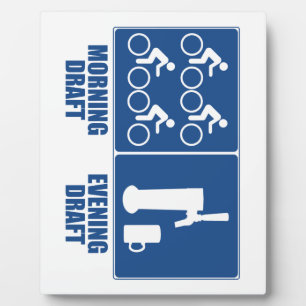 Morning Draft, Evening Draft Fotoplaat