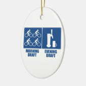 Morning Draft, Evening Draft Keramisch Ornament (Links)