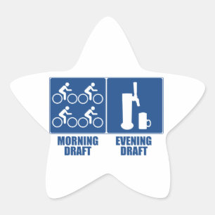 Morning Draft, Evening Draft Ster Sticker