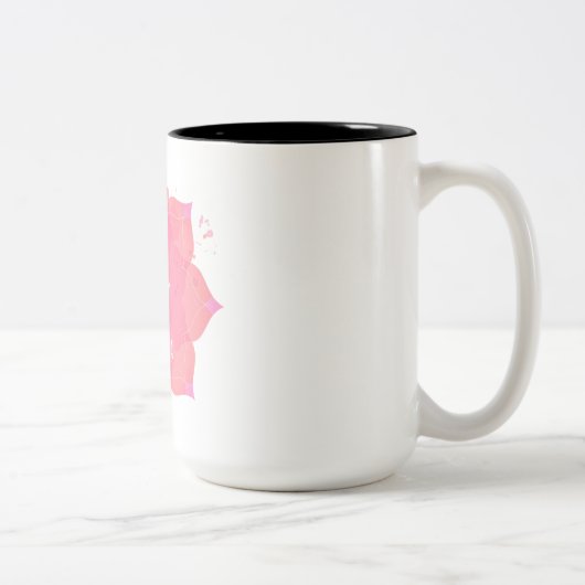 "Morning Elixir: Rise and Sip Mok" Tweekleurige Koffiemok (Rechts)