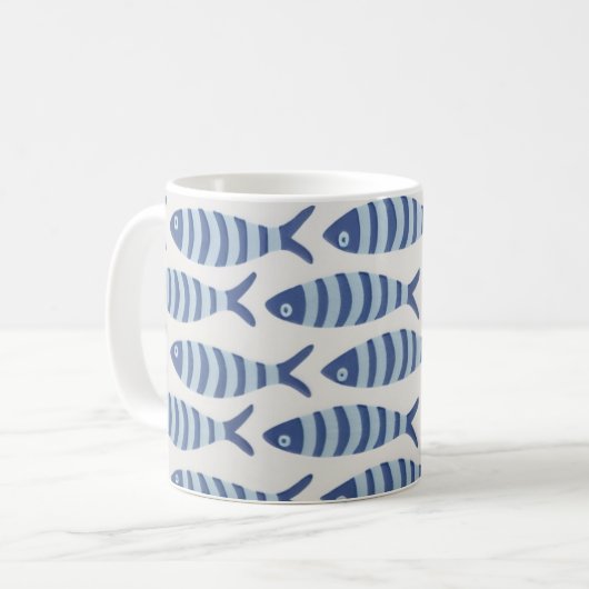 Morning Fishing Coffee Mug Koffiemok (Voorkant links)