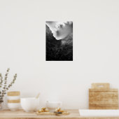 Morning Fog aan Big Bend Poster (Keuken)