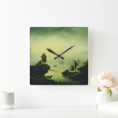 Morning Fog at sea by Joseph Vernet Vierkante Klok (Huis)