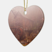 Morning Fog Keramisch Ornament (Links)