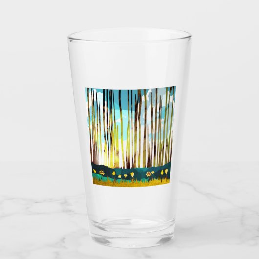 Morning Forest Glas (Voorkant)