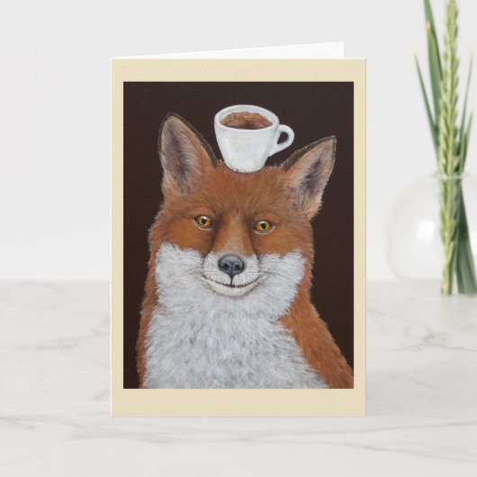 Morning Fox-kaart Kaart (Voorkant)
