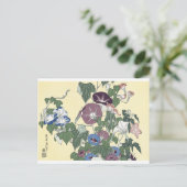 Morning Glories en Grog Briefkaart (Staand voorkant)