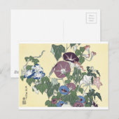 Morning Glories en Grog Briefkaart (Voorkant / Achterkant)