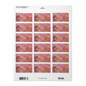 Morning Glories Etiket (Full Sheet)