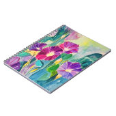 Morning Glories Floral Notitieboek (Linkerzijde)