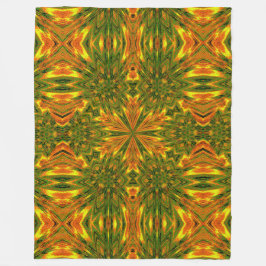 Morning Glory 3 Fleece Deken