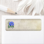 Morning Glory Bloem Monogram Etiket (Insitu)