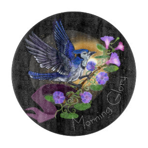 Morning Glory Bluejay Snijplank