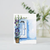 morning glory briefkaart (Staand voorkant)