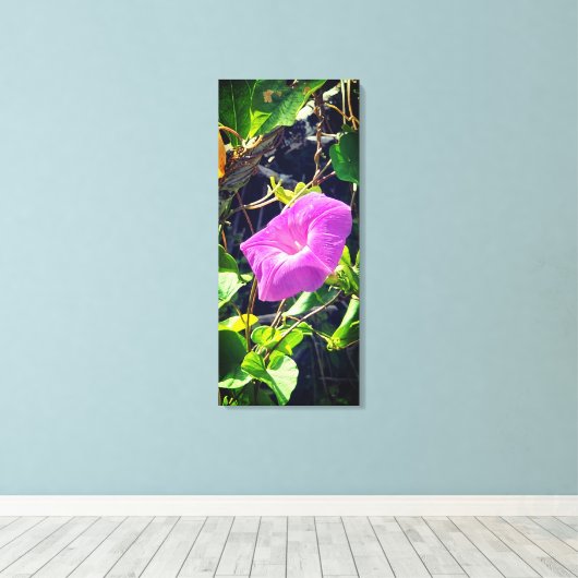 Morning glory canvas afdruk (Insitu (Houten vloer))