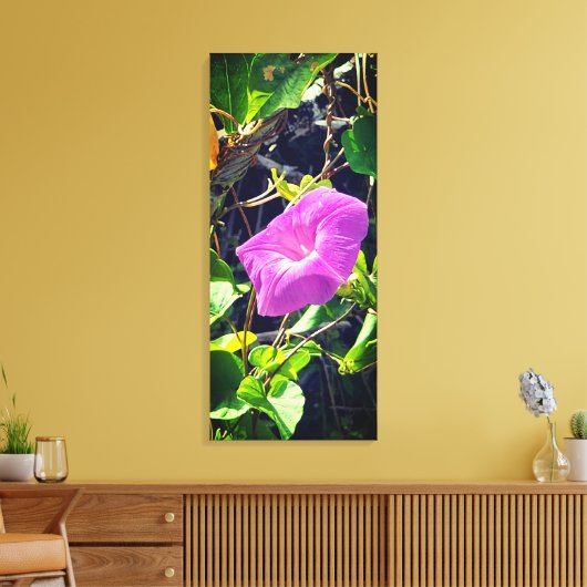 Morning glory canvas afdruk (Insitu (Woonkamer))
