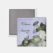 Morning Glory Clean Vuil Vaatwasser Magneet (Voorkant / Achterkant)