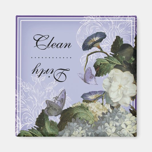 Morning Glory Clean Vuil Vaatwasser Magneet (Voorkant)