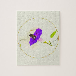 Morning Glory en Butterfly Legpuzzel