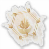 Morning Glory Encr Logo Vinyl Sticker (Voorkant)