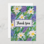 Morning Glory Floral Bedankt notities (Voorkant / Achterkant)