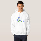 Morning Glory Flowers Hoodie (Voorkant volledig)