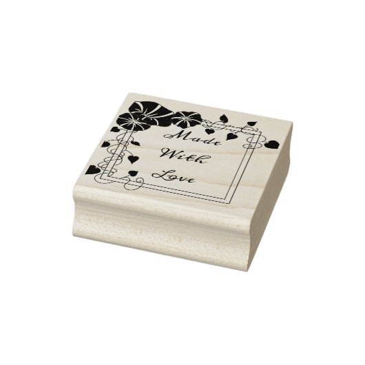 Morning Glory gemaakt met liefde Rubberstempel (Stempel)
