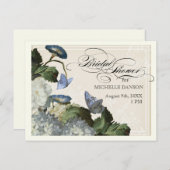 Morning Glory Hydrangea - Carte postale Fête des m (Devant / Derrière)