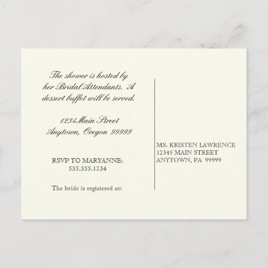 Morning Glory Hydrangea - Carte postale Fête des m (Dos)